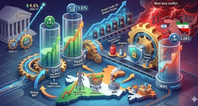 മാർച്ചിൽ പണപ്പെരുപ്പം ഉയർന്നു